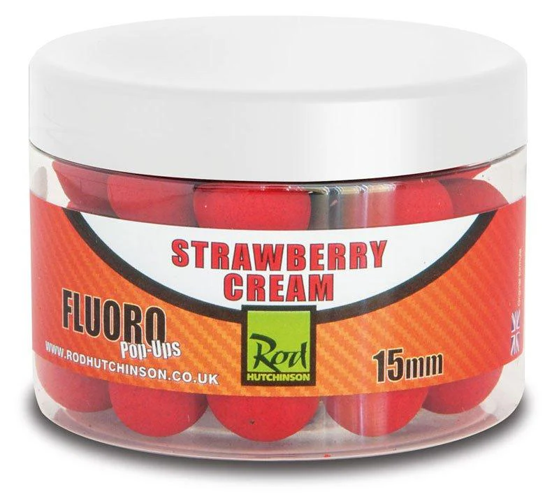 Fluoro Pop Ups 15mm, Strawberry Cream