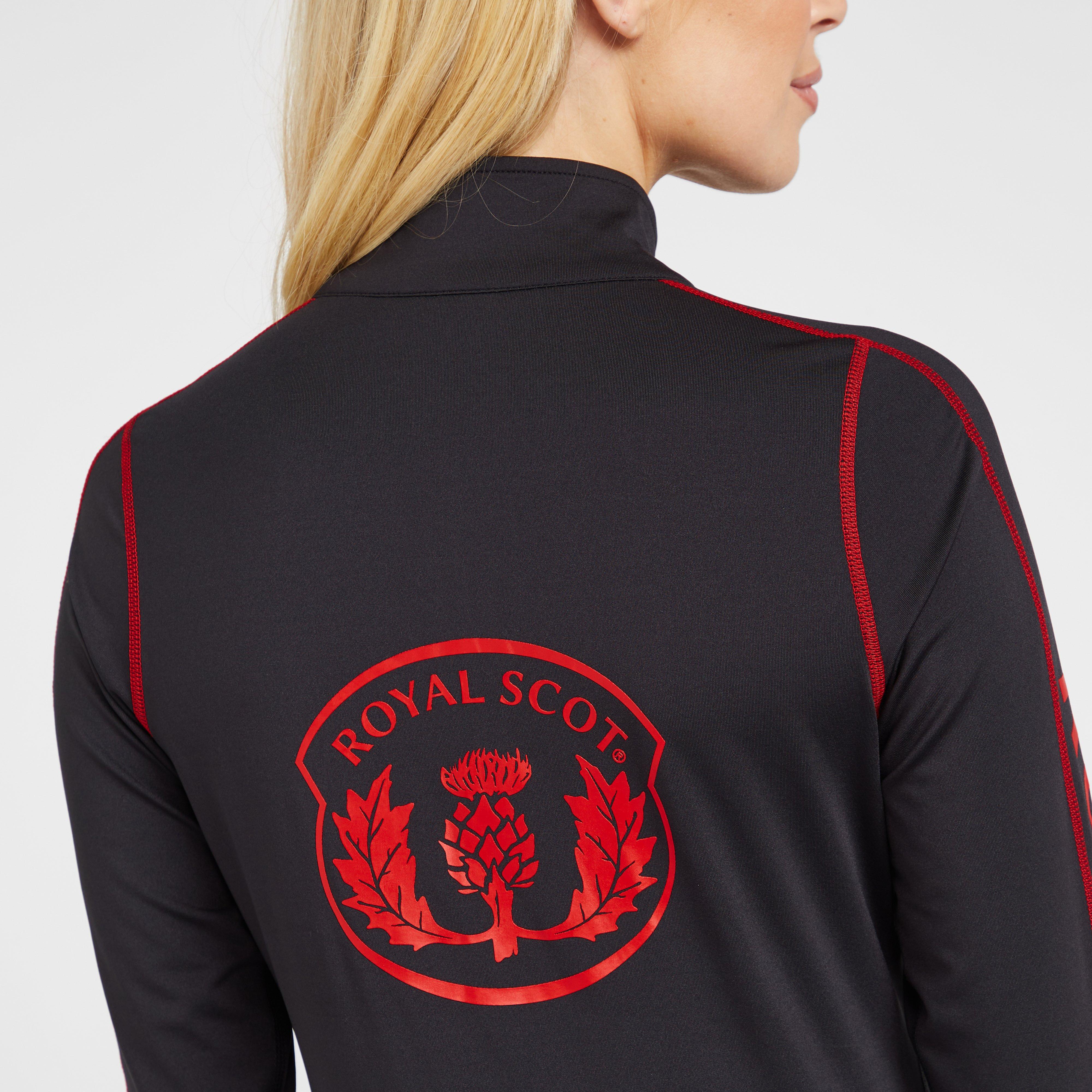 Women’s Gracie Baselayer Black/Red - Image 5