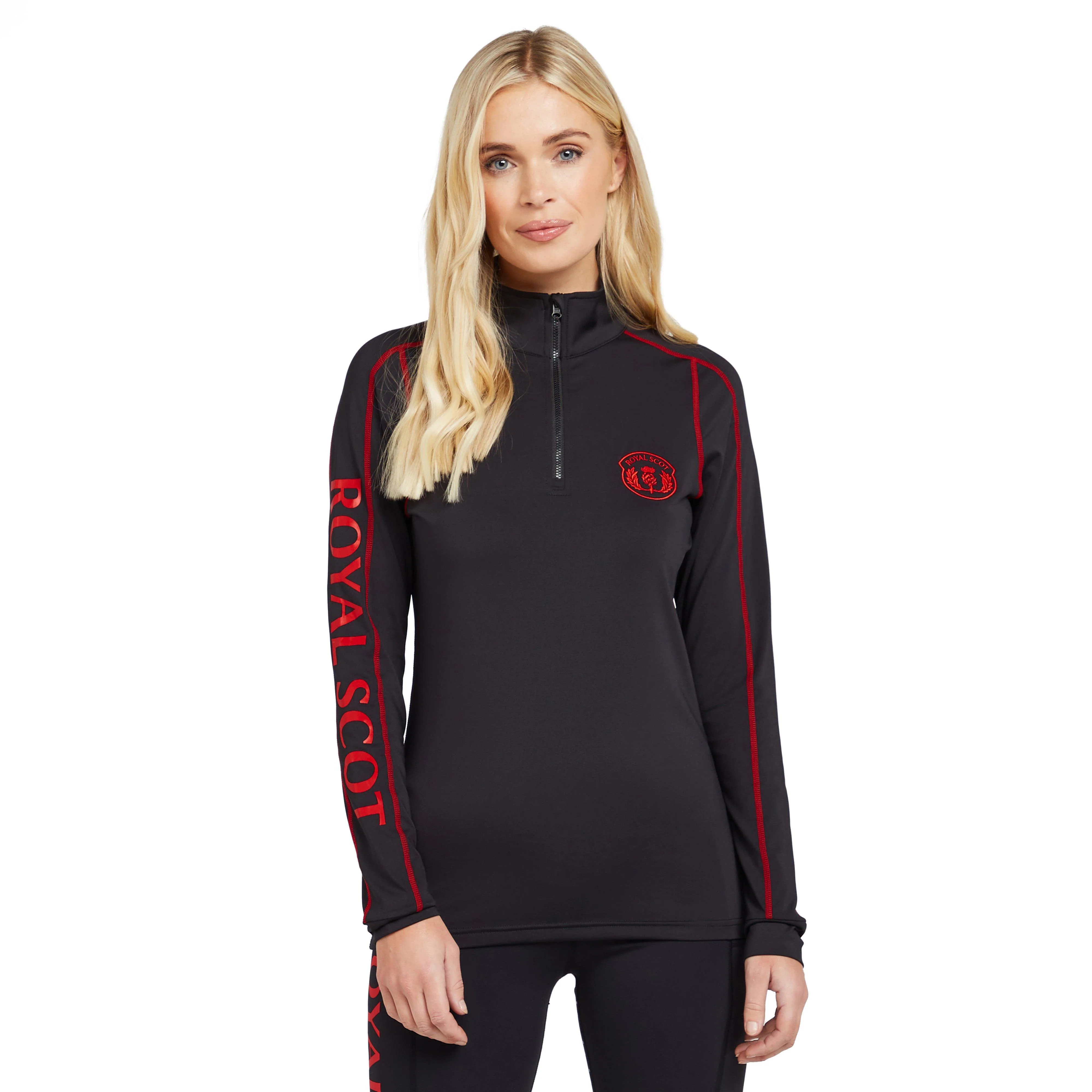 Women’s Gracie Baselayer Black/Red - Image 8