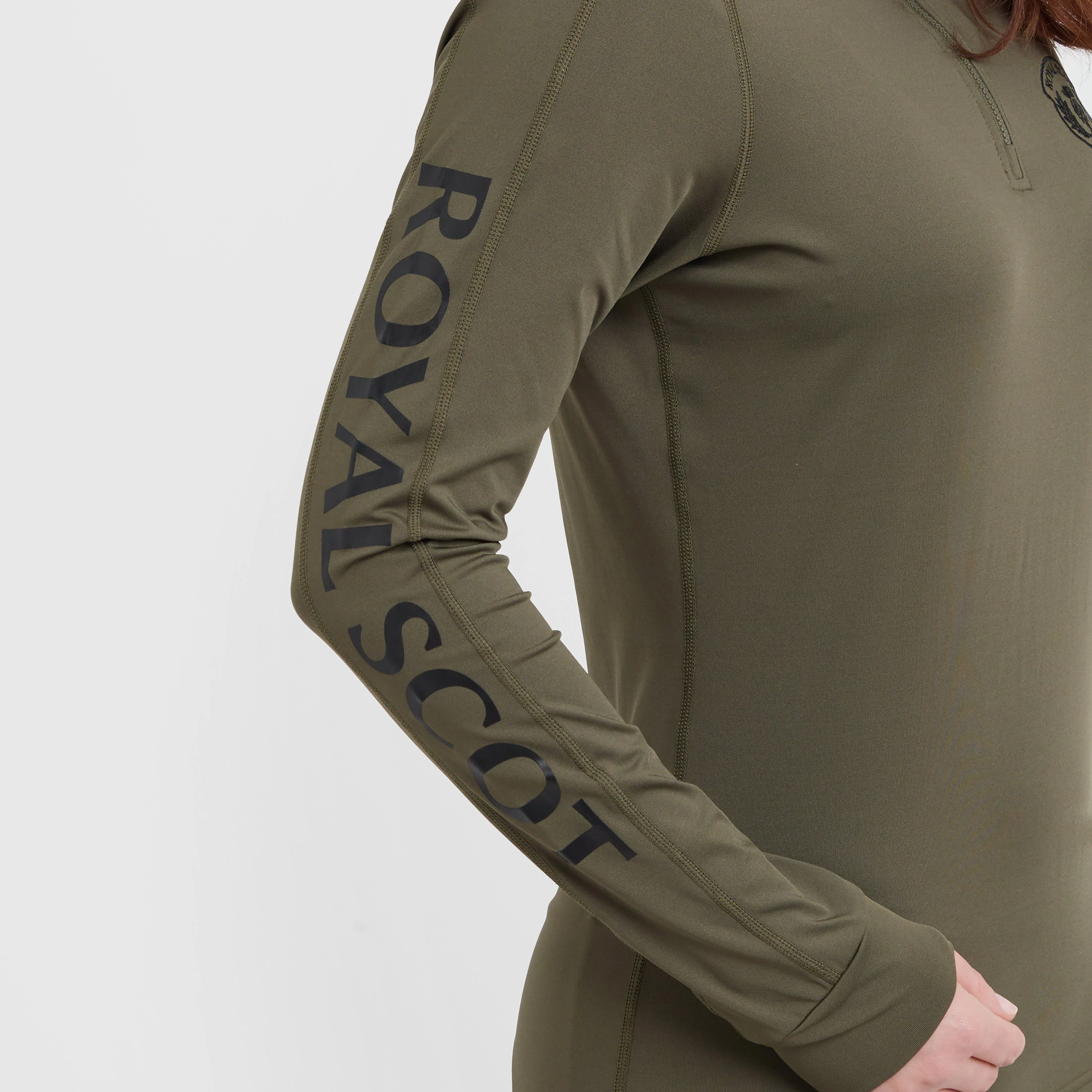 Women's Gracie Long Sleeve Baselayer Top Khaki - Image 6