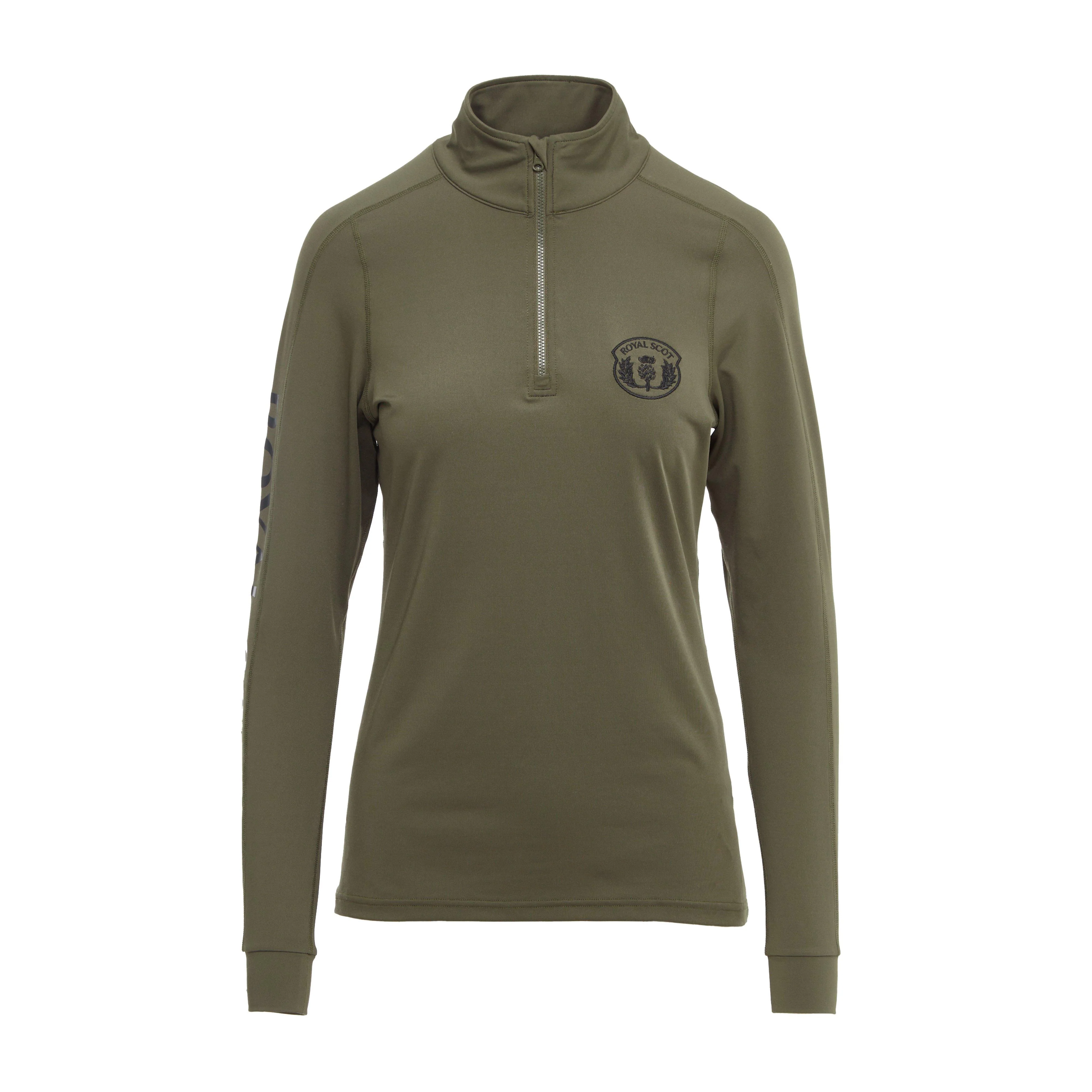 Women's Gracie Long Sleeve Baselayer Top Khaki - Image 8