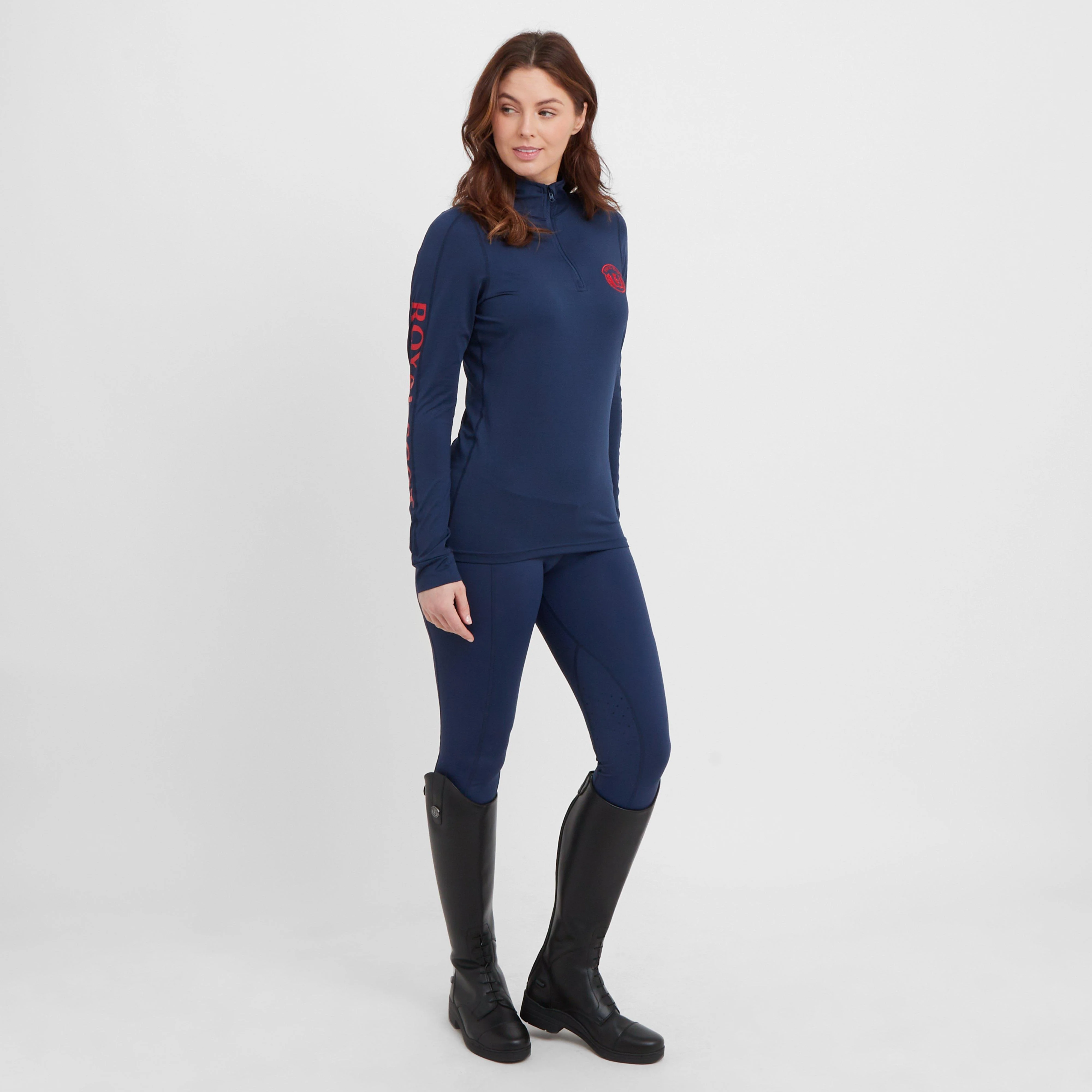 Women's Gracie Long Sleeve Baselayer Top Navy - Image 3