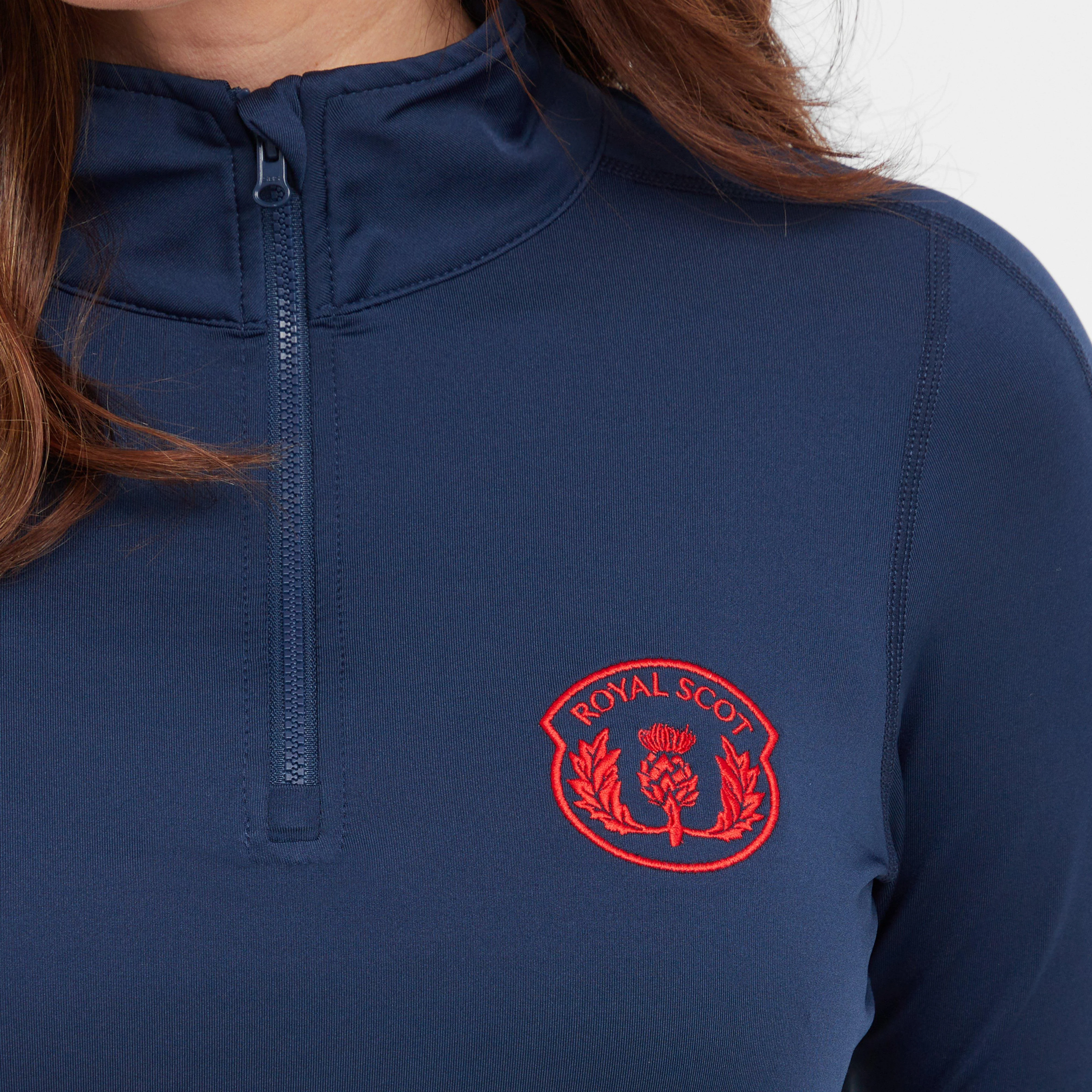 Women's Gracie Long Sleeve Baselayer Top Navy - Image 4