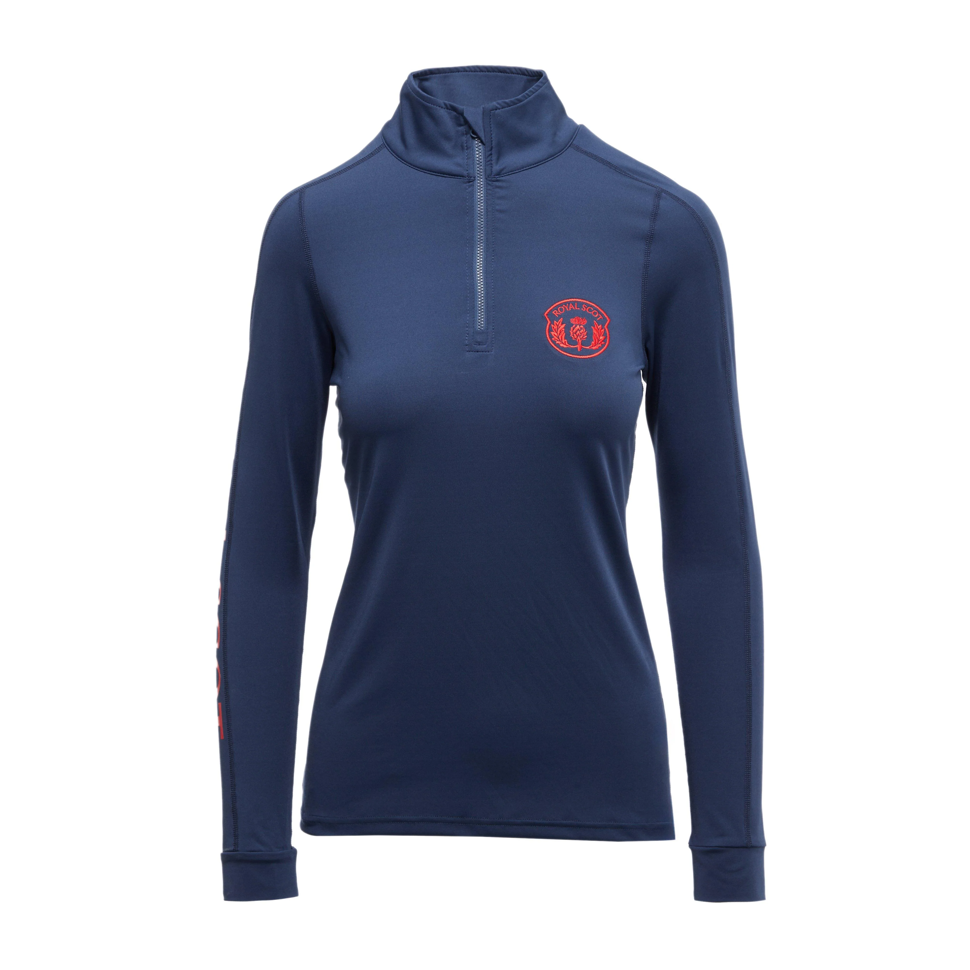 Women's Gracie Long Sleeve Baselayer Top Navy - Image 8
