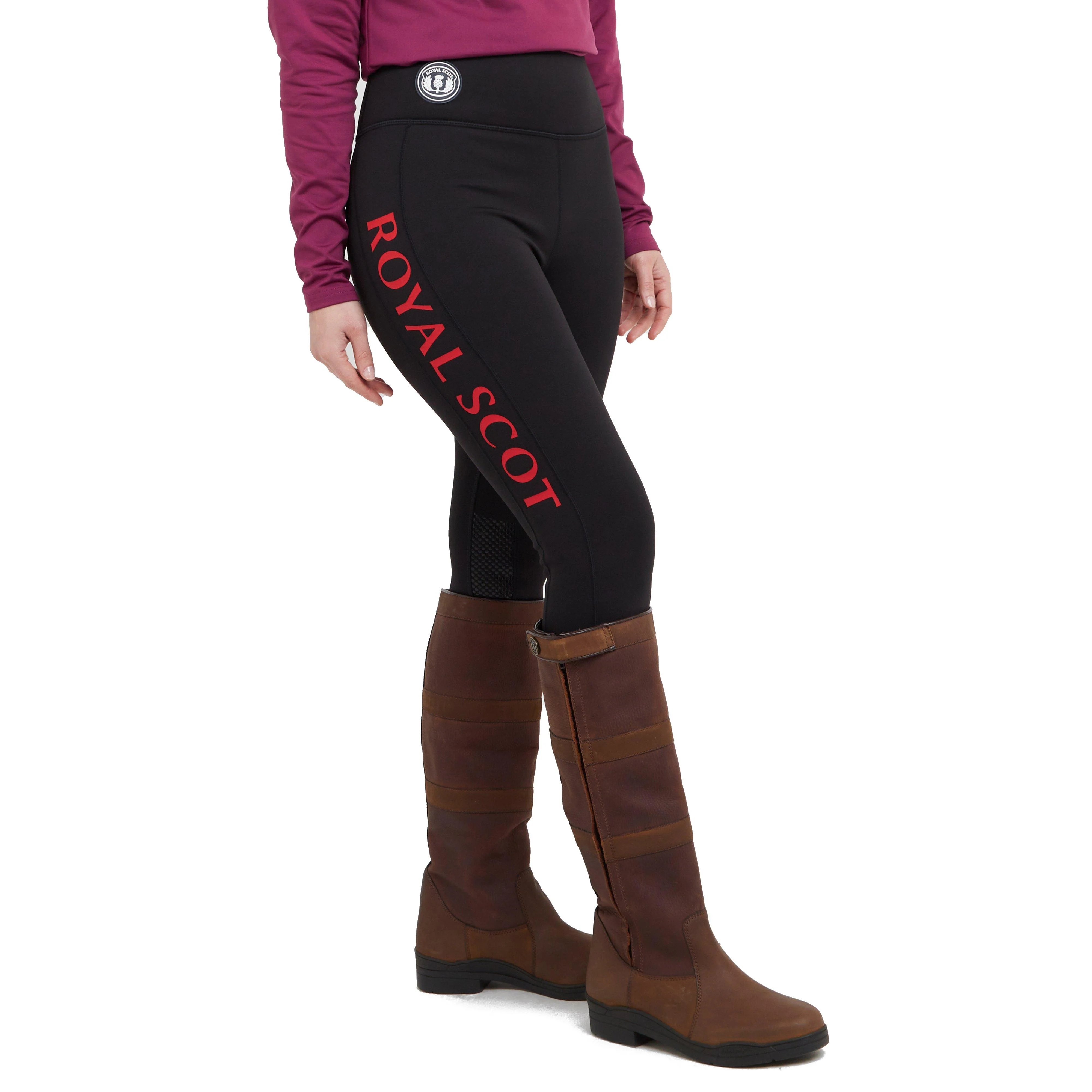 Women's Knee Patch Riding Leggings - Image 16