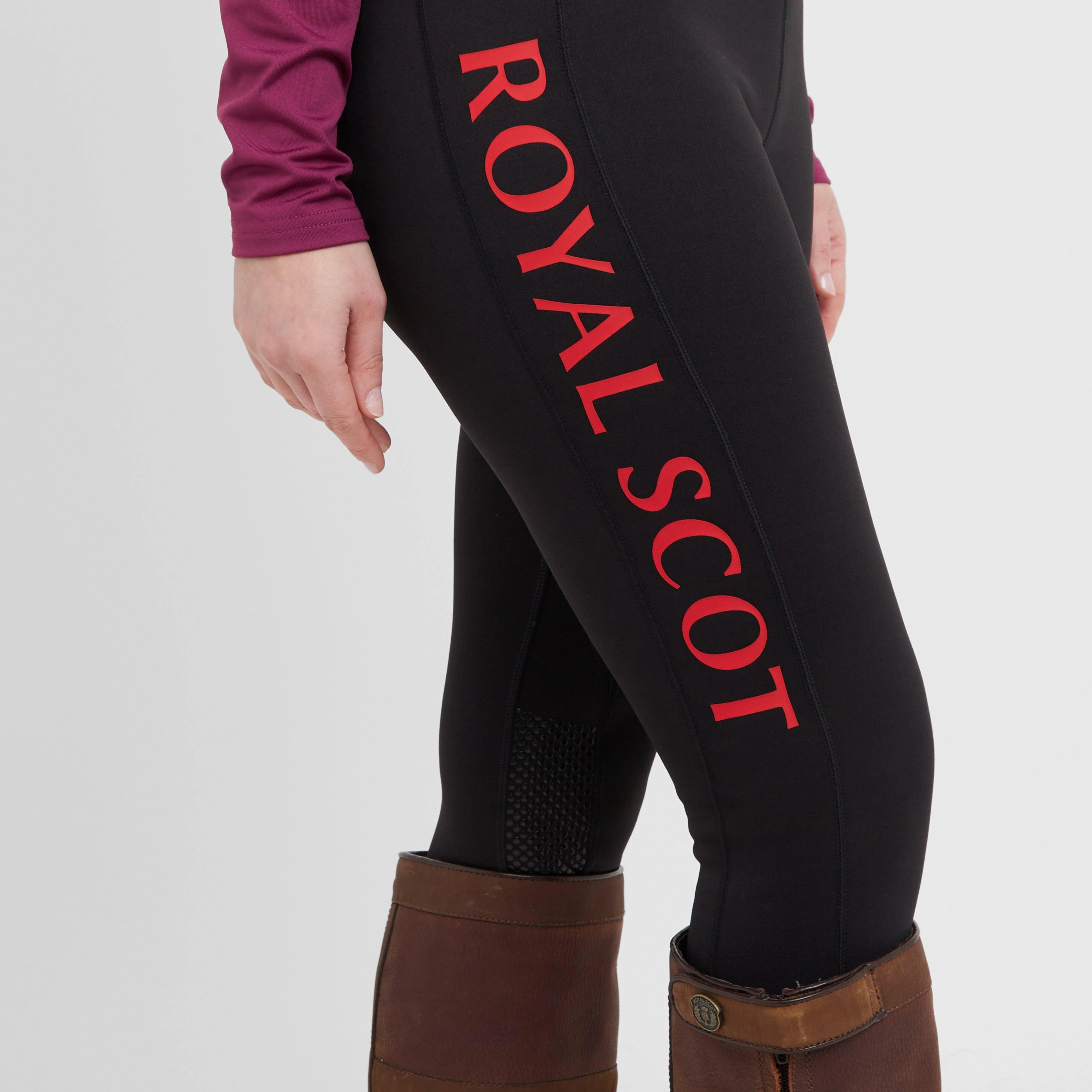 Women's Knee Patch Riding Leggings - Image 5