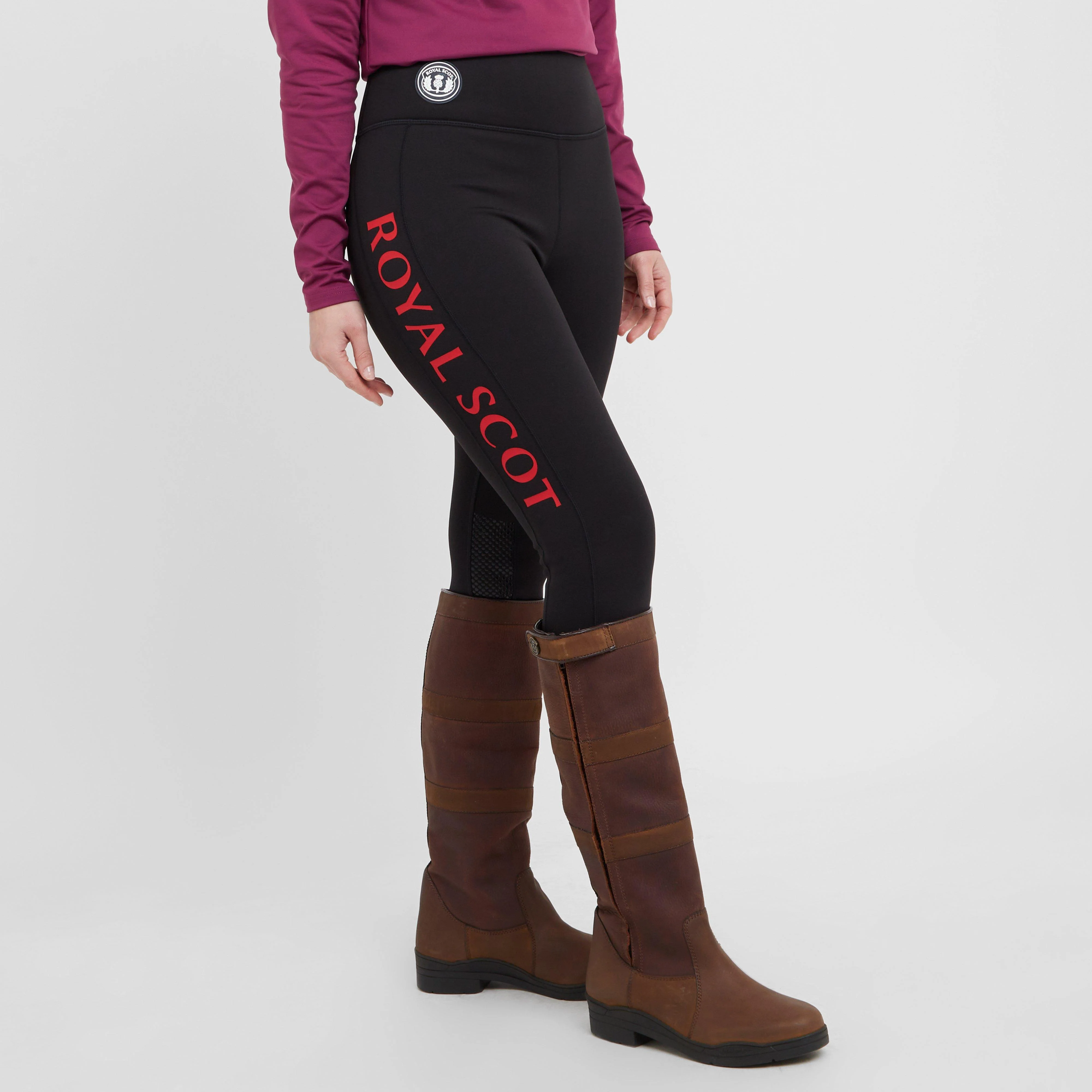 Women's Knee Patch Riding Leggings - Image 9