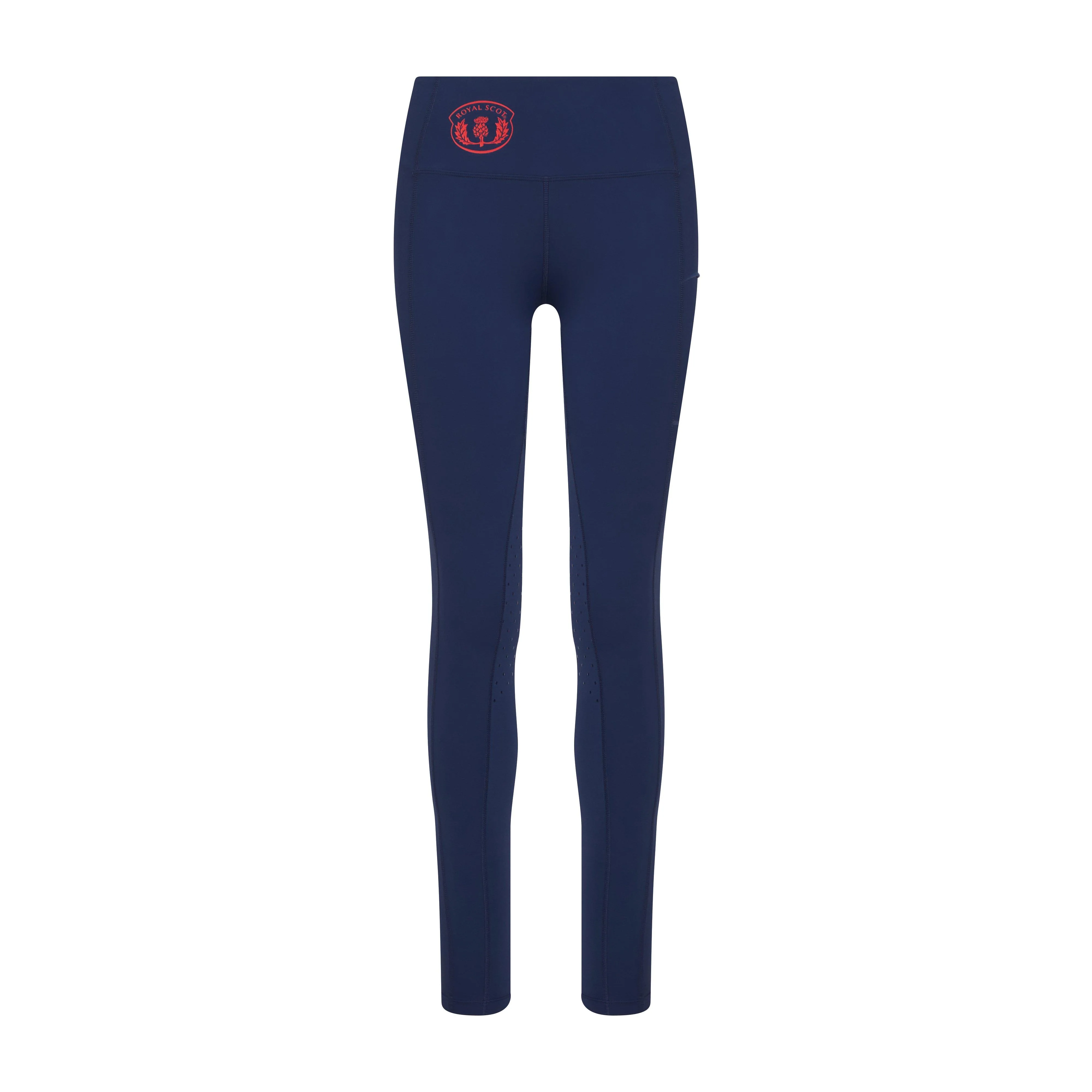 Women's Knee Patch Riding Tights - Image 17