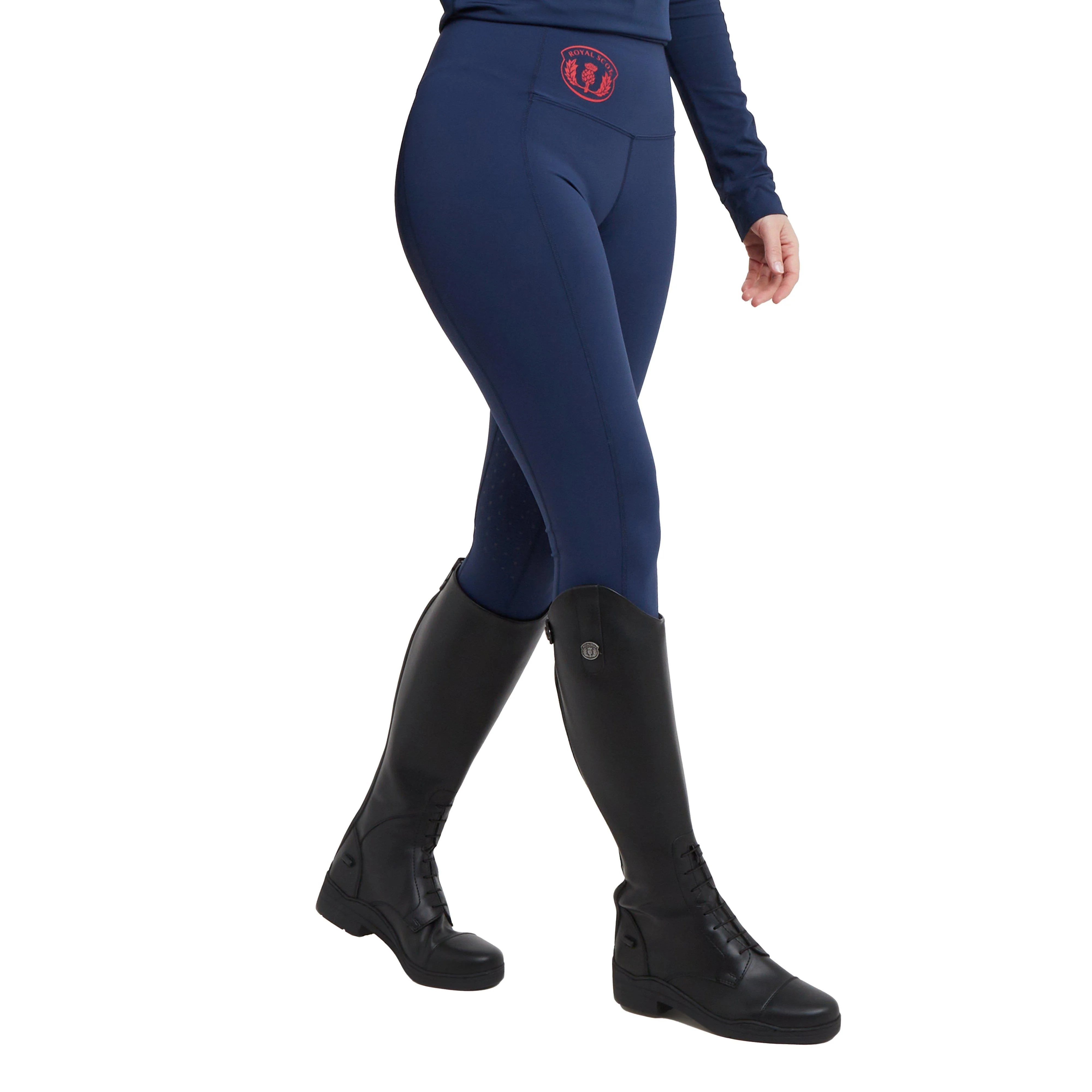 Women's Knee Patch Riding Tights - Image 9