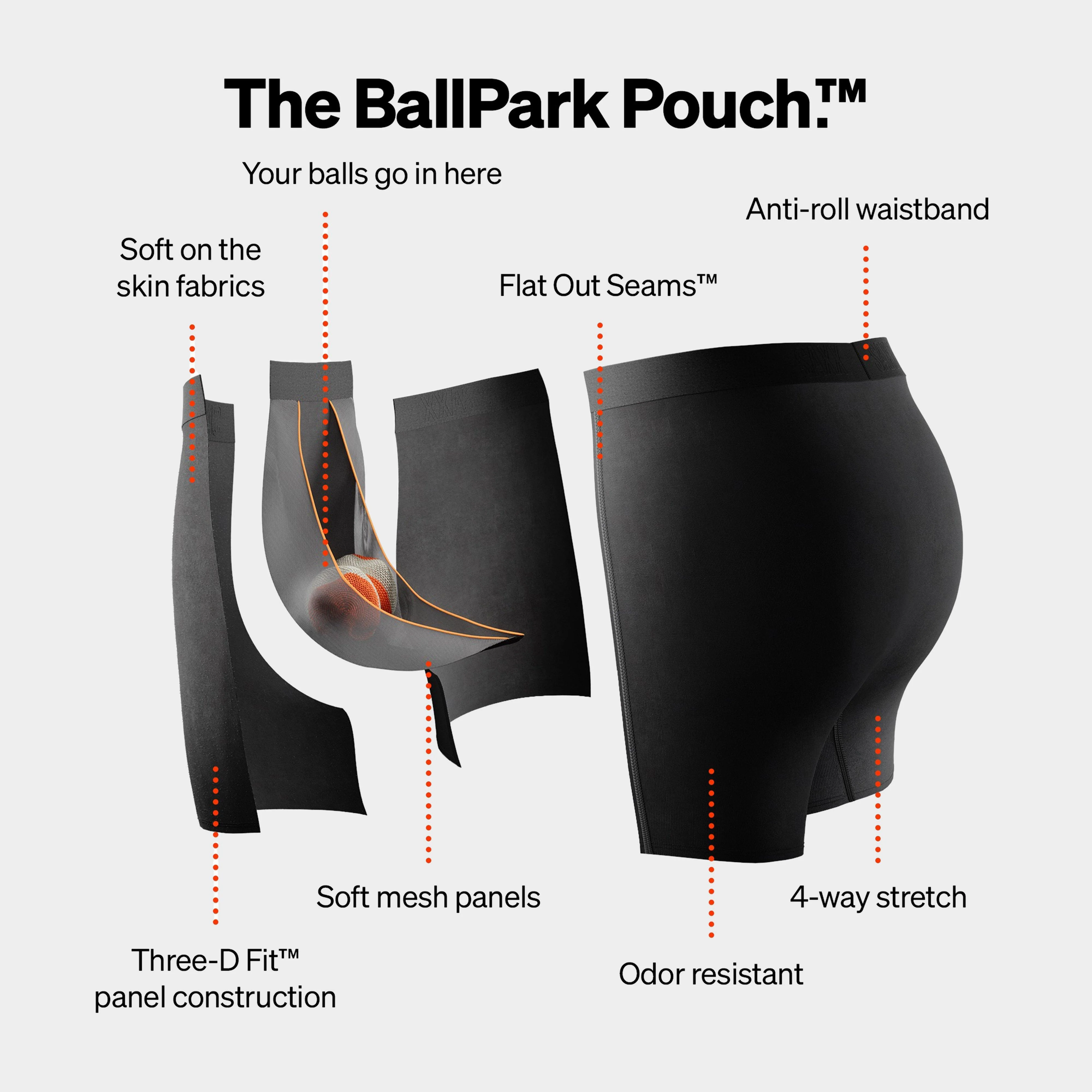 Men's Vibe Soft Boxer Briefs Pack of Three - Image 2