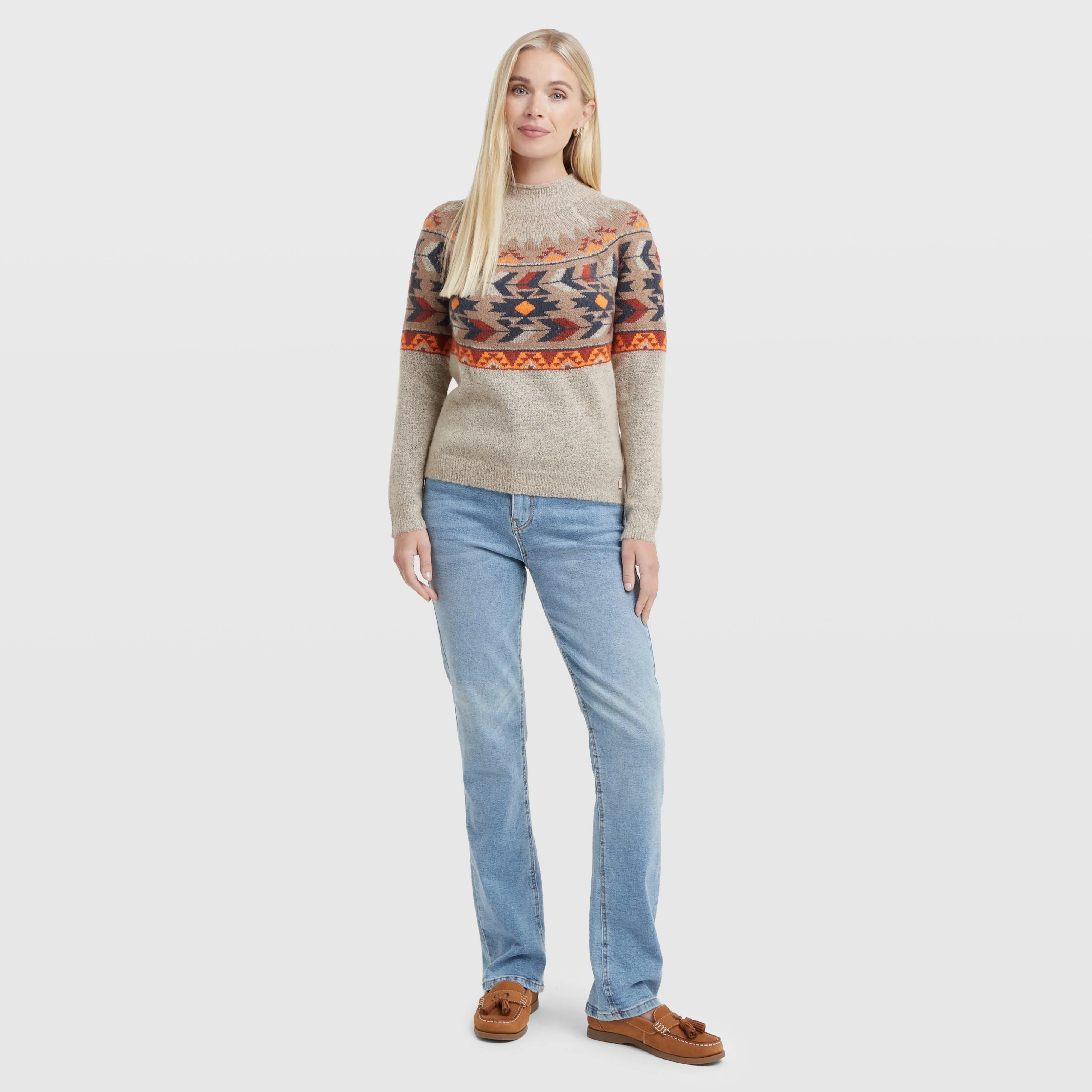 Women's Arelia Ikat Knitted Jumper - Image 3