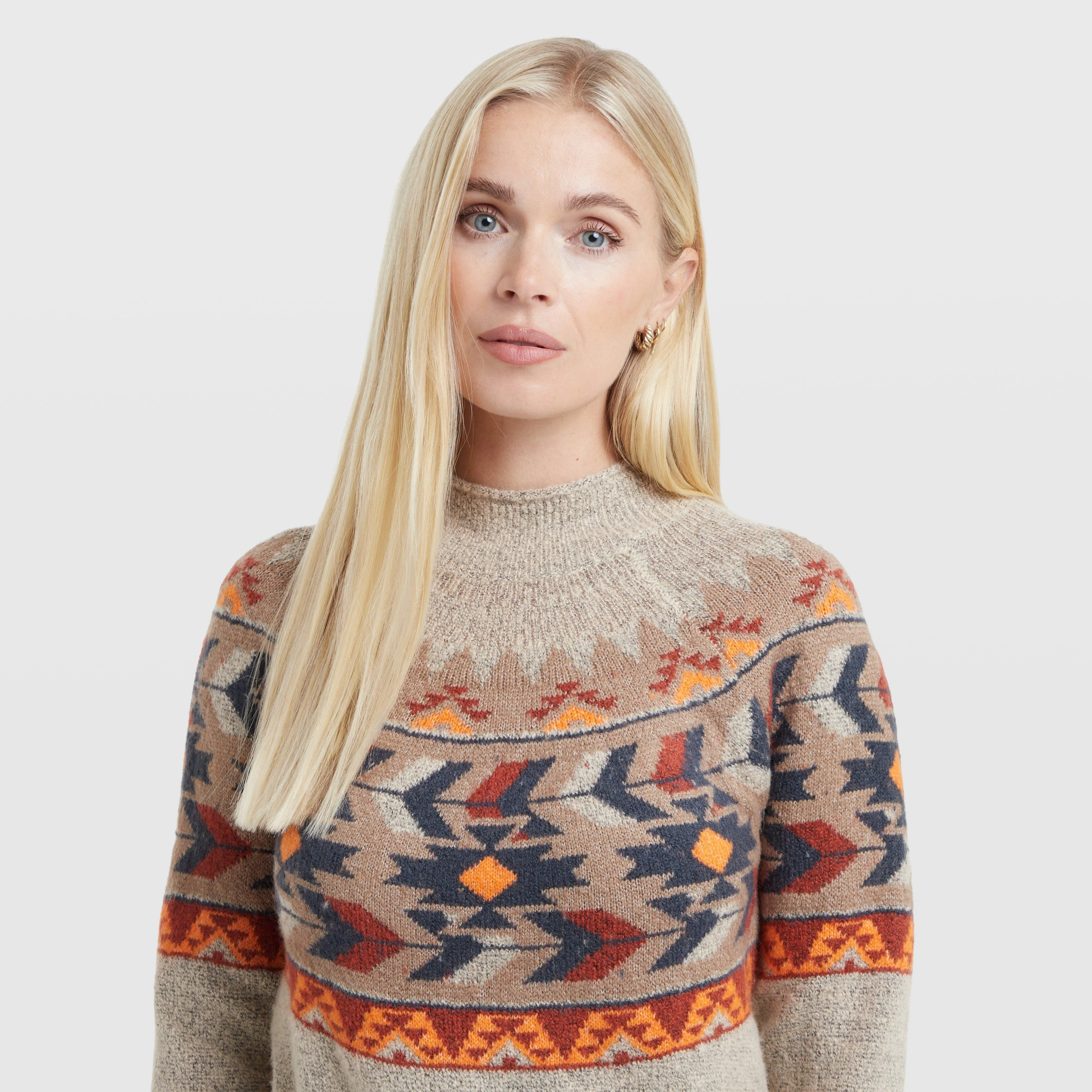 Women's Arelia Ikat Knitted Jumper - Image 4