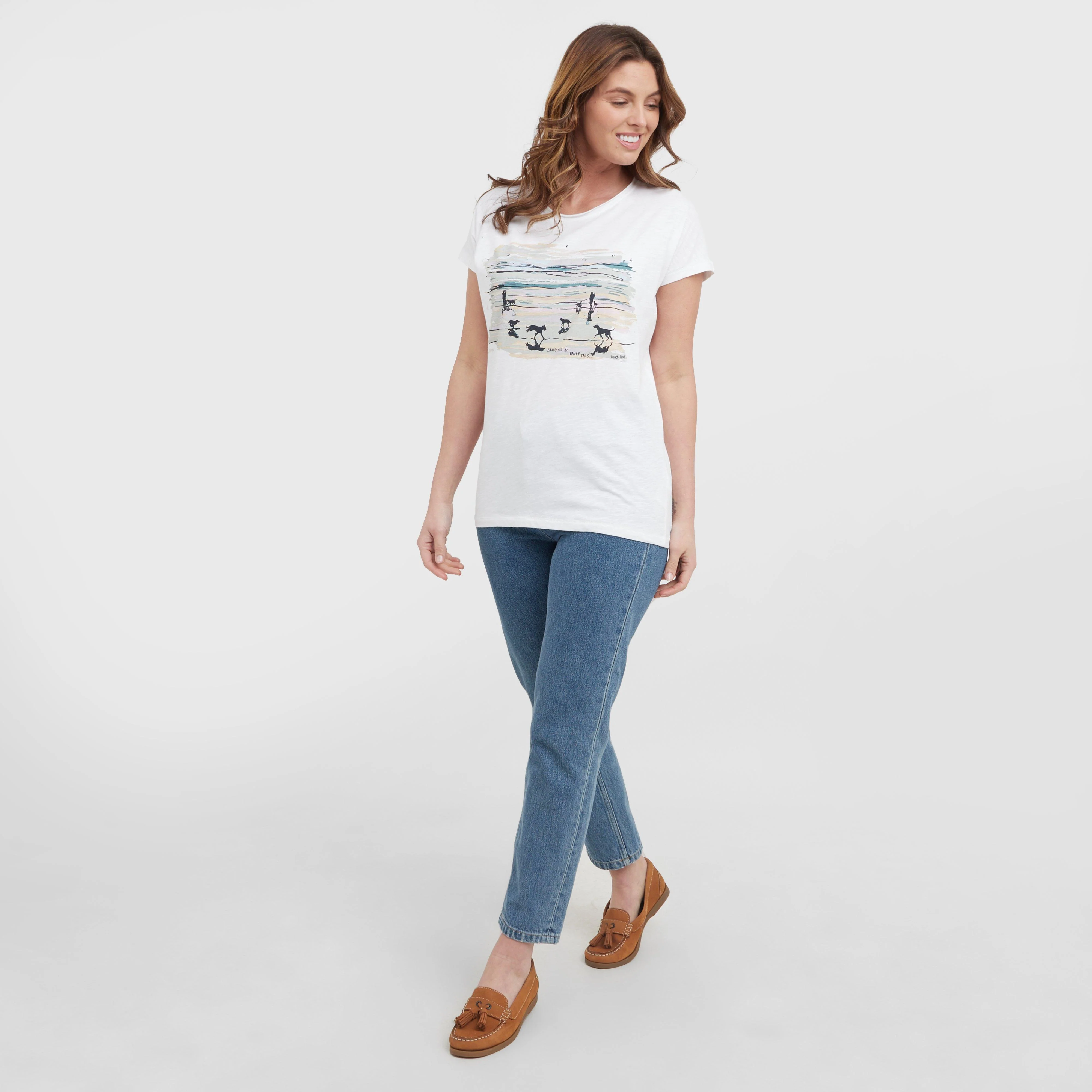 Women’s Beach Strolls Graphic T-Shirt - Image 3