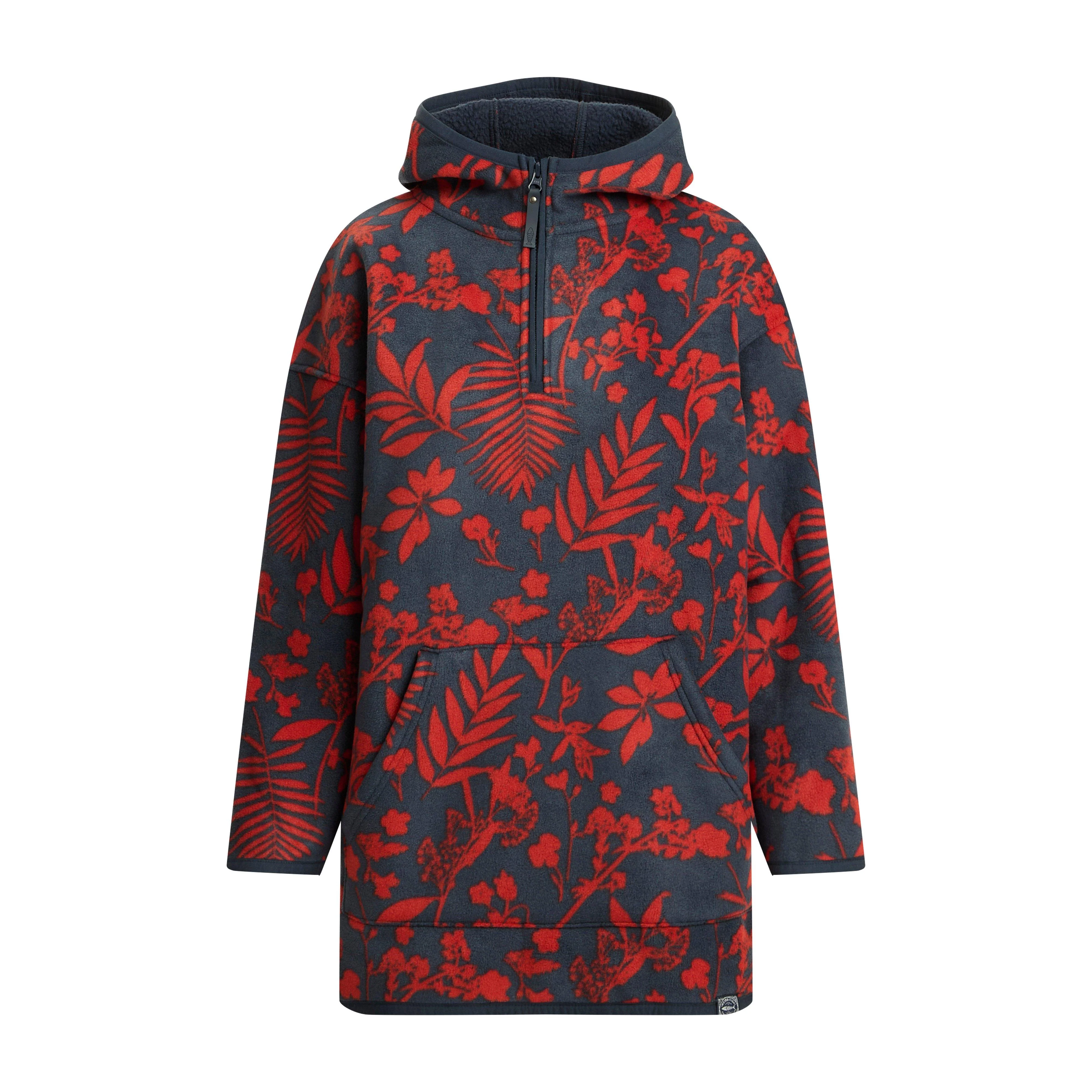 Women's Ester Printed Polar Popover Hoodie - Image 8