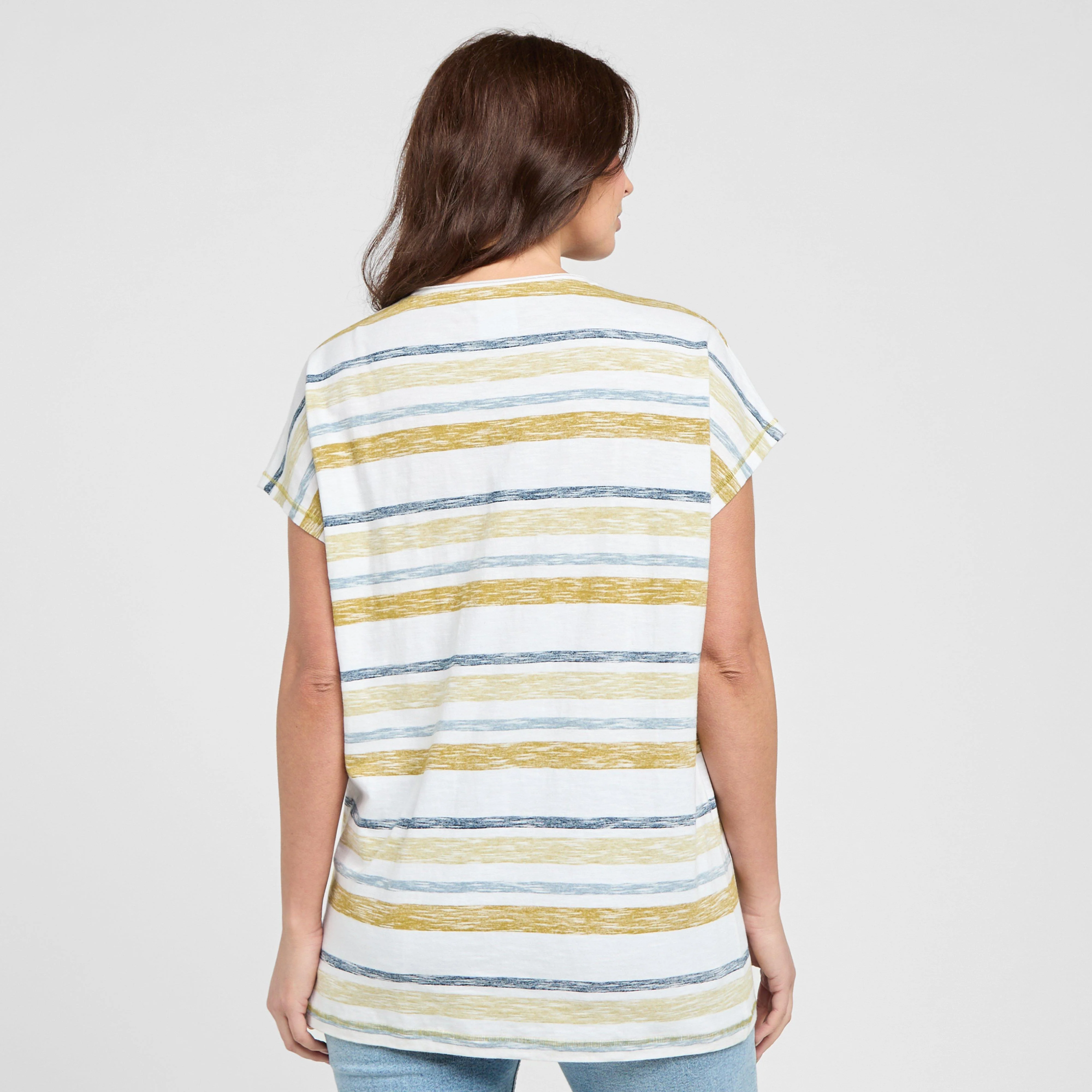 Women’s Sora Organic Stripe T-Shirt - Image 2
