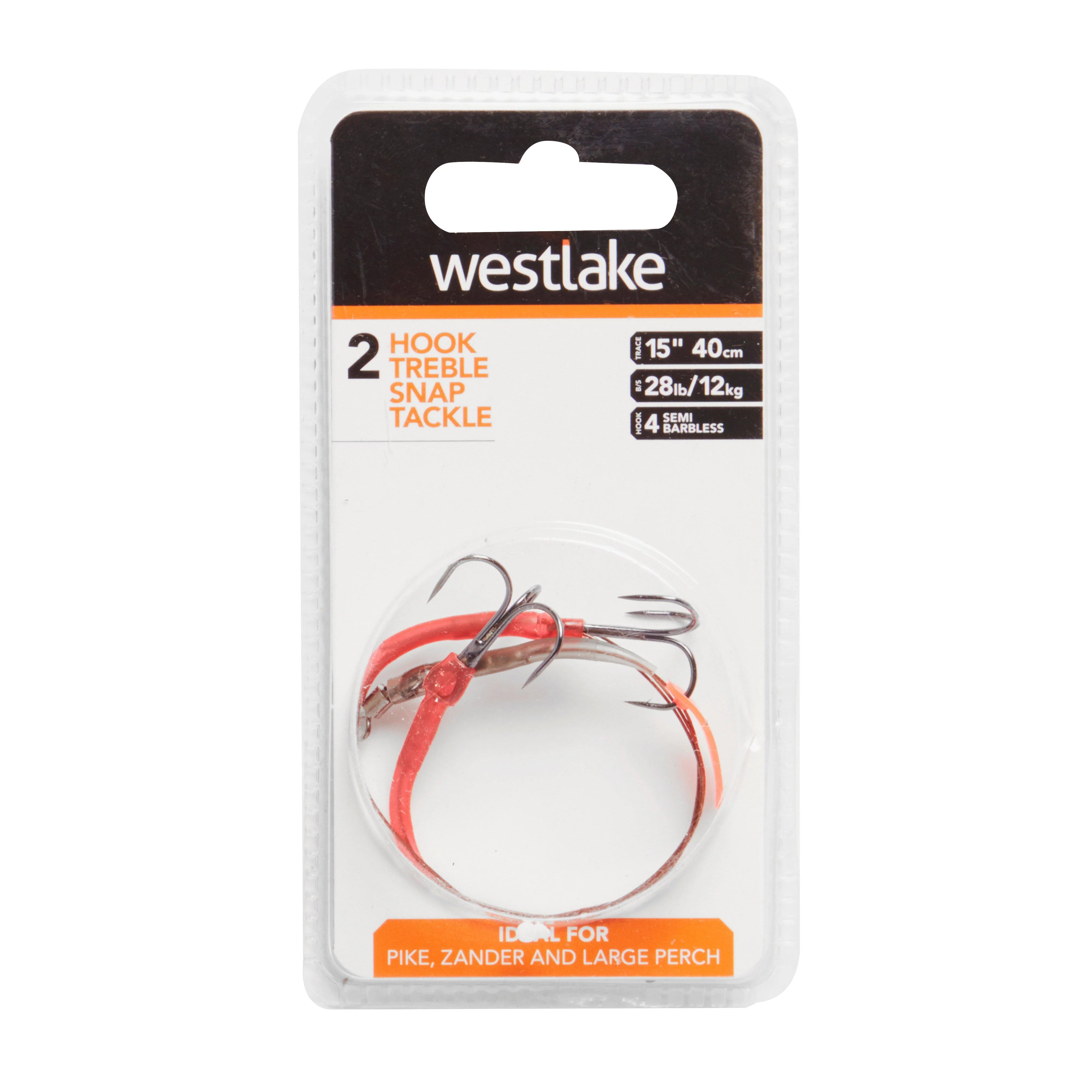 2 Hook Treble Snap Tackle (Size 4) - Image 2