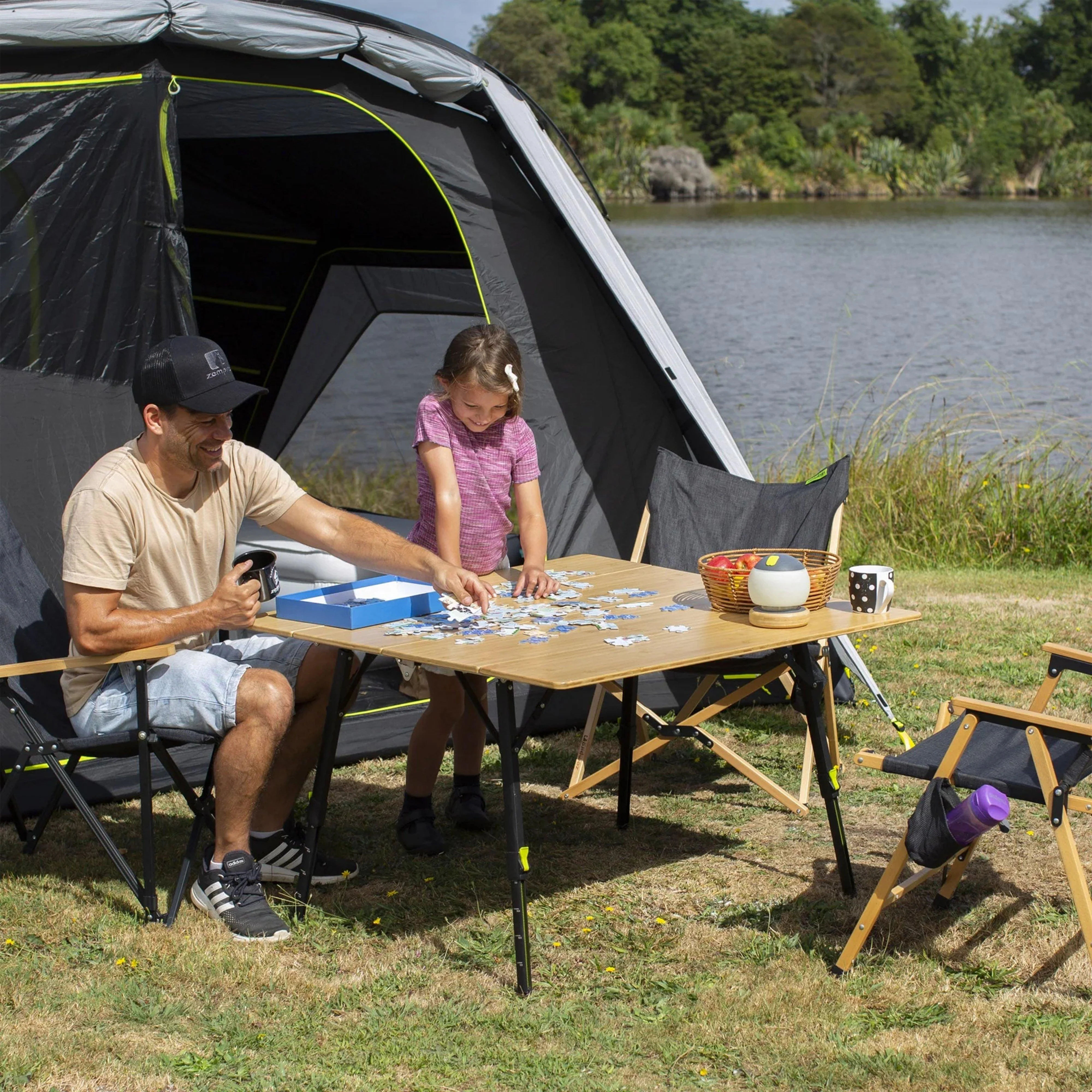 Kitpac Pro X-Large Bamboo Camp Table - Image 2